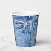 FADED BLUE JEANS PAPIEREN BEKERS (Achterkant)