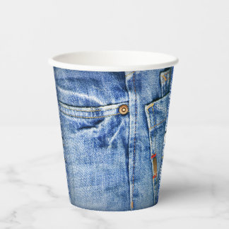 FADED BLUE JEANS PAPIEREN BEKERS
