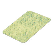 Faded Blue Micro-Stippen op geel Magneet (Linkerzijde)