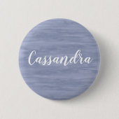 Faded Blue Name Button (Voorkant)