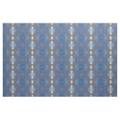Faded Blue Paisley Stof (Yard (91,4 cm))