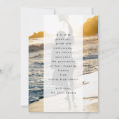 Faded BOLD AFSTUDEERDER Fotoklasse van Aankondiging (Achterkant)