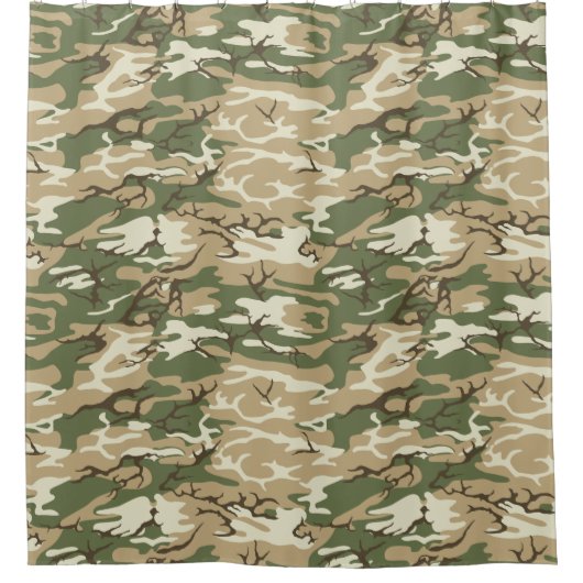 Faded Camo Douchegordijn (Voorkant)