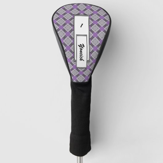 Faded cirkelraster door Kenneth Yoncich Golfheadcover (Voorkant)