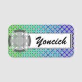 Faded cirkelraster door Kenneth Yoncich Naamplaatje (Voorkant)