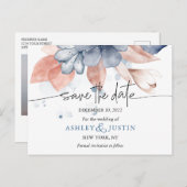 Faded denim en stijlvol sparen het Briefkaart Datu (Voorkant / Achterkant)