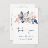 Faded denim en stijlvolle, stijlvolle bedankt (Voorkant / Achterkant)