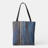 Faded Denim Tote Bag (Achterkant)