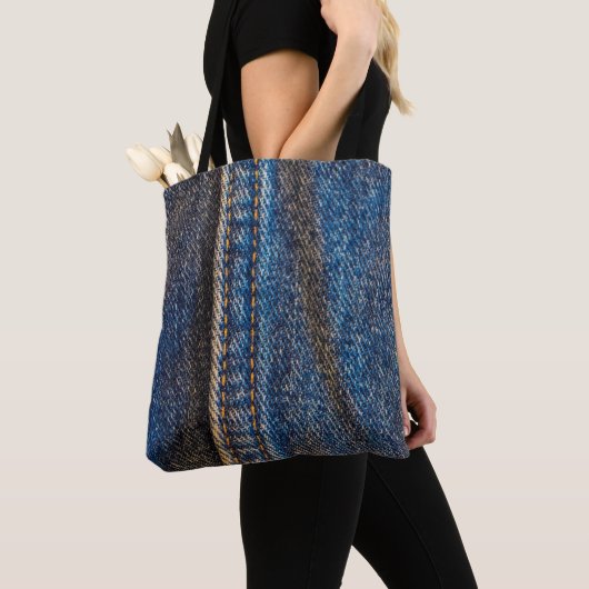 Faded Denim Tote Bag (Dichtbij)