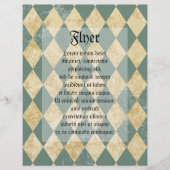 Faded Diamond Pattern Flyer (Voorkant)