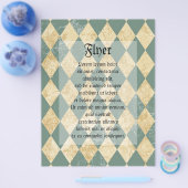 Faded Diamond Pattern Flyer (Enkel)