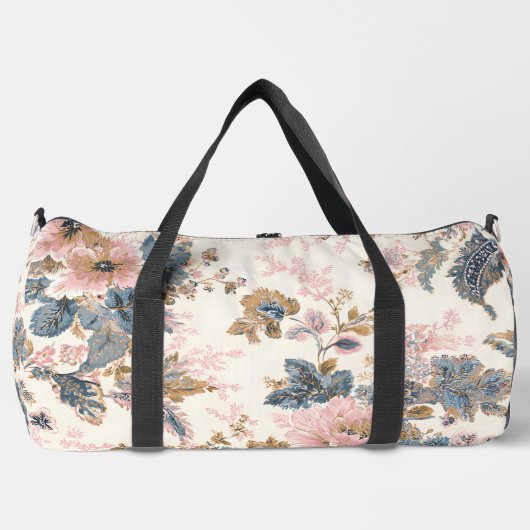 Faded Elegance Chinoiserie Floral Plunjezak (Voorkant)