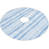 Faded Fair Isle Knitwear Waterverf Gezellige Cabin Kerstboom Rok (Gekanteld)