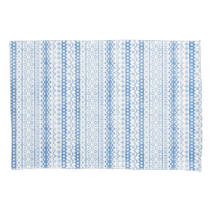 Faded Fair Isle Knitwear Waterverf Gezellige Cabin Kussensloop