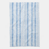 Faded Fair Isle Knitwear Waterverf Gezellige Cabin Theedoek (Verticaal)