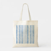 Faded Fair Isle Knitwear Waterverf Gezellige Cabin Tote Bag (Achterkant)