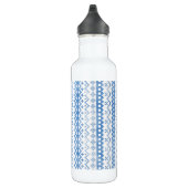 Faded Fair Isle Knitwear Waterverf Gezellige Cabin Waterfles (Rechts)