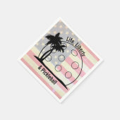 FADED FLAG Life Liberty & Pickleball Nederland Servet (Hoek)