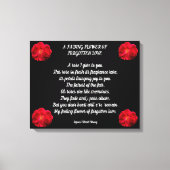 FADED FLOWER VERGETEN LOVE CANVAS PRINT (Voorkant)