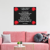 FADED FLOWER VERGETEN LOVE CANVAS PRINT (Insitu (Woonkamer))