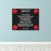 FADED FLOWER VERGETEN LOVE CANVAS PRINT (Insitu (Houten vloer))