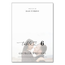 Faded Foto Hart Bruiloft bewerkbare gastnaam