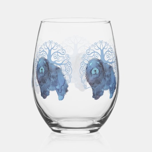 FADED GENES Chow Stemless wijnglas Wijnglas Zonder Voet (Rechts)