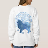 FADED GENES Lapphund TREE OF LIFE voor en achter Trui (Achterkant)