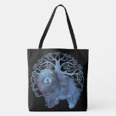 FADED GENES Show Tree of Life - ZWART Tote Bag (Voorkant)