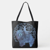 FADED GENES Show Tree of Life - ZWART Tote Bag (Achterkant)