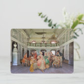 Faded glorie feestdagenkaart (Staand voorkant)