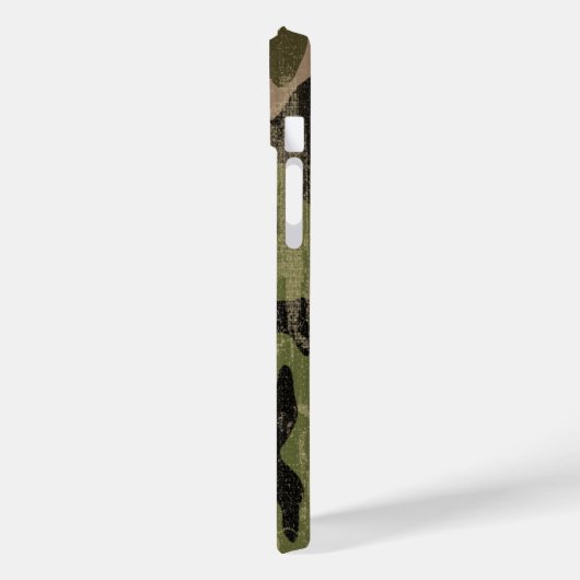 Faded Green Camo Case-Mate iPhone Case (Achterkant / Links)