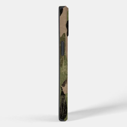 Faded Green Camo Case-Mate iPhone Case (Achterkant / Rechts)
