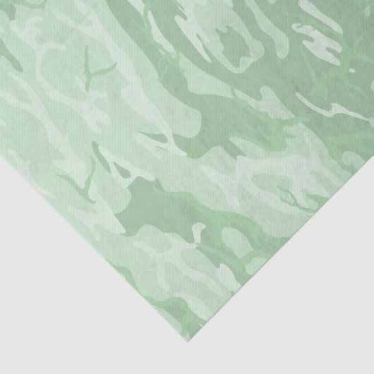 Faded Green Camo Tissuepapier (Detail)