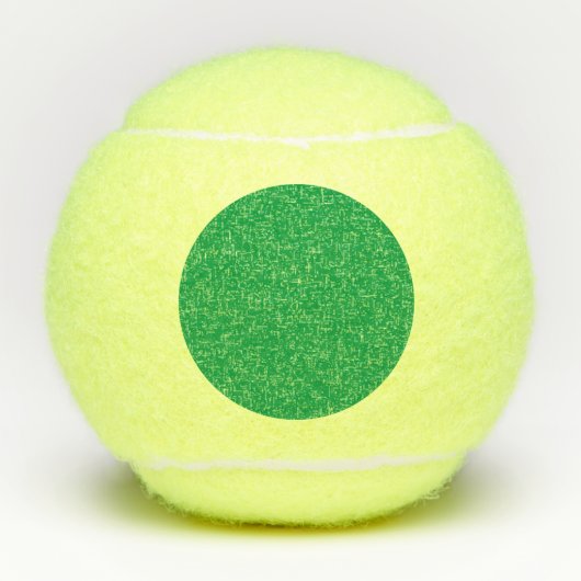 Faded Green,Fern,Forest Green Tennisballen (Voorkant)