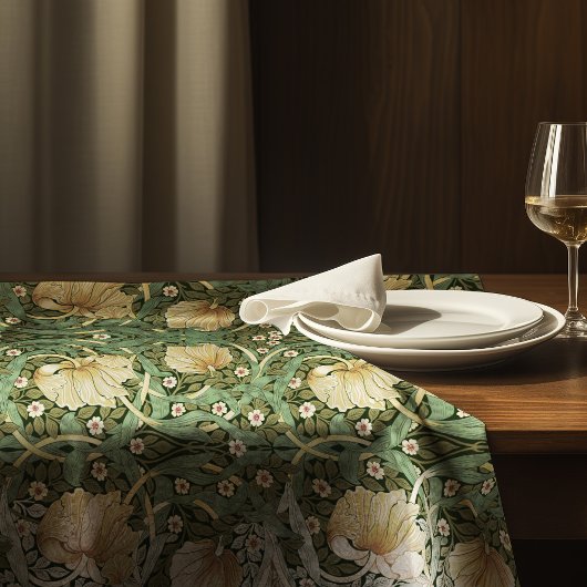 Faded Green Pimpernel  William Morris Tafelkleed