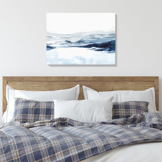 Faded Horizon II Canvas Afdruk (Insitu (Slaapkamer))