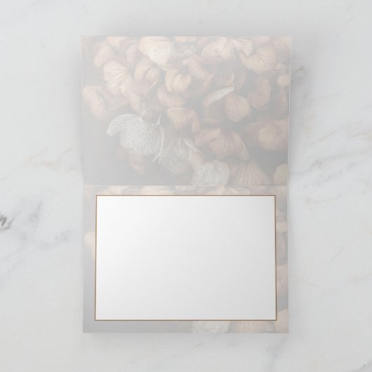 Faded hydrangea kaart (Binnen)