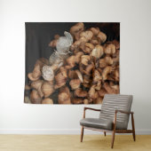 Faded hydrangea wandkleed (In Situ (horizontaal))