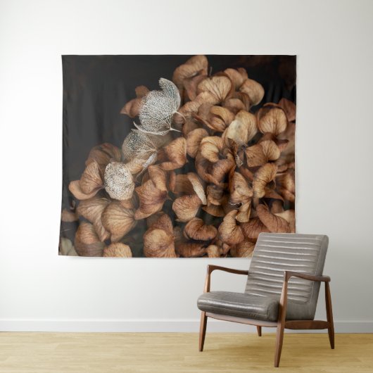 Faded hydrangea wandkleed (In Situ (horizontaal))