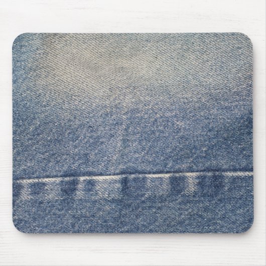 Faded Jeans/Denim Fabric Muismat (Voorkant)