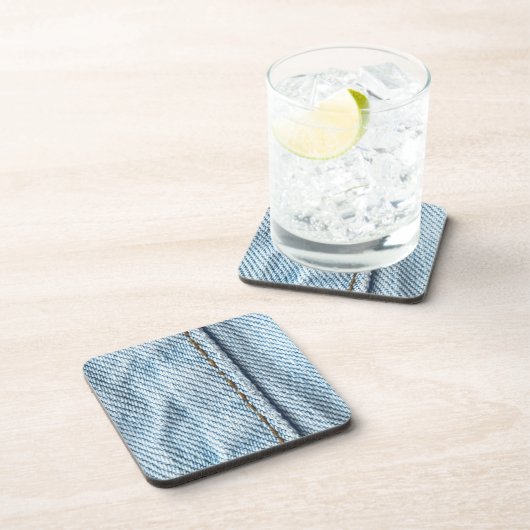 Faded Jeans Pant been Bier Onderzetter (Rechterzijde)