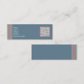 Faded Jeans-profielkaart Mini Visitekaartje (Voorkant / Achterkant)