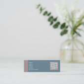 Faded Jeans-profielkaart Mini Visitekaartje (Staand voorkant)