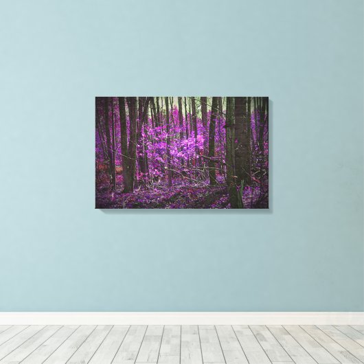 Faded Lavender Dreams Canvas Afdruk (Insitu (Houten vloer))