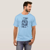  Faded Lion Crest met echt bliksem! T-shirt (Voorkant volledig)