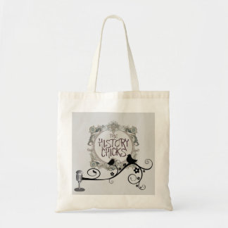Faded Logo-tweekuikens en een microfoon Tote Bag