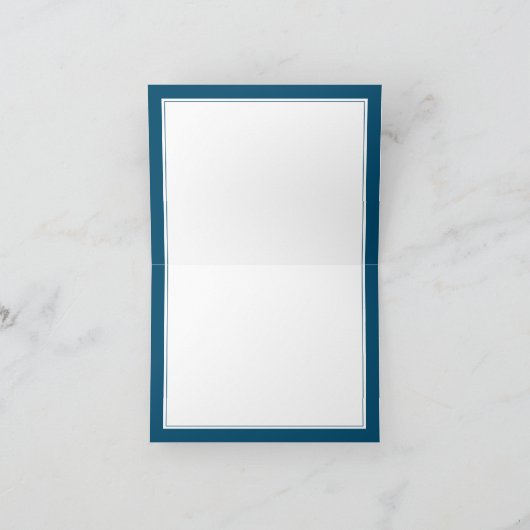 Faded monogram blauw beeld Professioneel Notitiekaartje (Binnen)