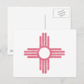 Faded New Mexico Briefkaart (Voorkant / Achterkant)