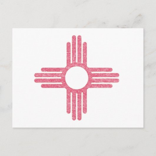 Faded New Mexico Briefkaart (Voorkant)